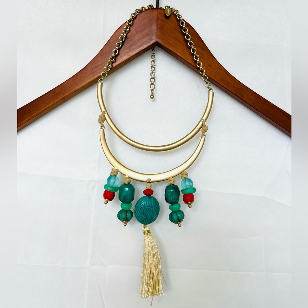 Chico’s | Gold&Teal Princess Necklace